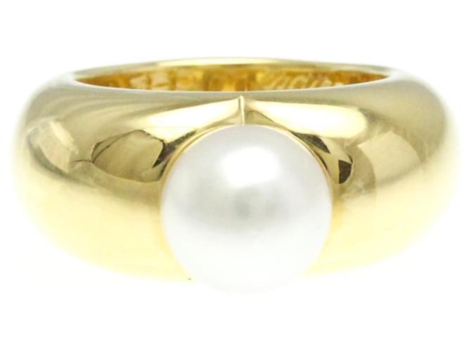 Anello a cuore di perle Cartier in oro giallo D'oro