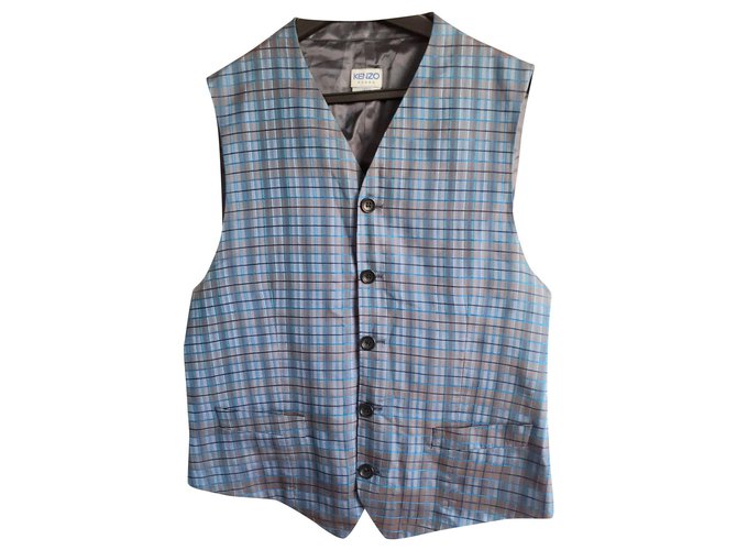 Kenzo Maglioni Bianco Blu