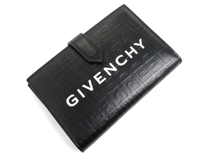 Portafoglio bi-fold medio G-Cut Givenchy Nero
