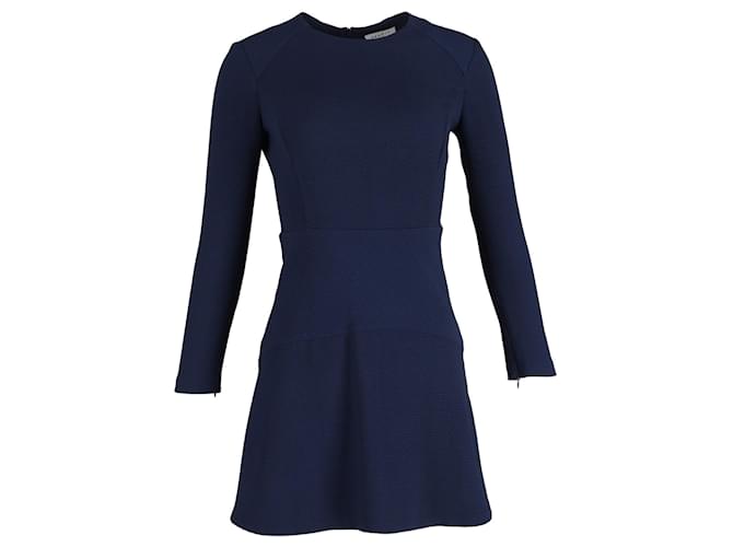 Abito Mini Sandro in Lana Blu Navy