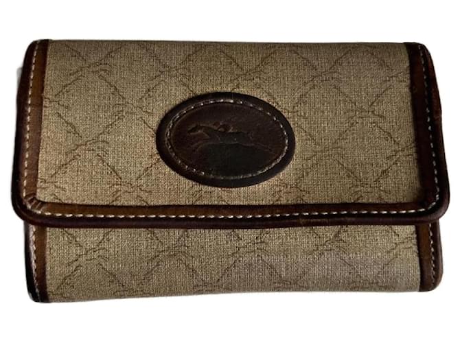Longchamp Portafoglio, banconote, carte Marrone Beige