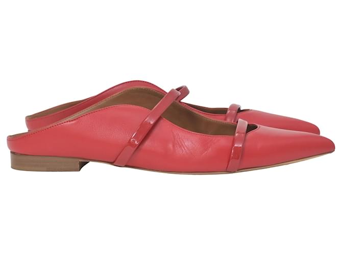 Autre Marque Malone Souliers Maureen Slip-On Flats in pelle rossa Rosso