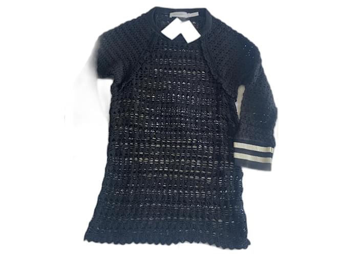 Isabel Marant Etoile Top Nero Bianco