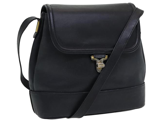 BALLY Borsa a Spalla in Pelle Nera Auth bs16610 Nero