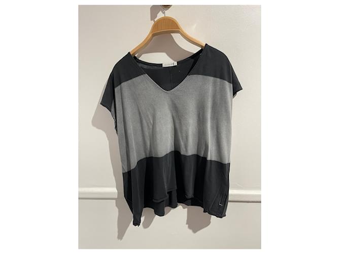 RAG & BONE Top T.International S Cotone Grigio