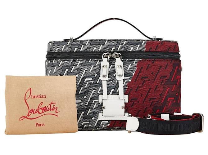 Borsa Rubiclic di Christian Louboutin Nero Rosso