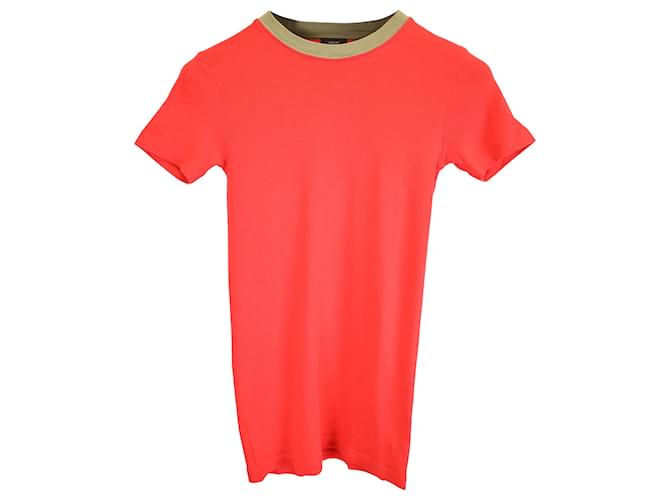 T-shirt in cotone rosso Joseph