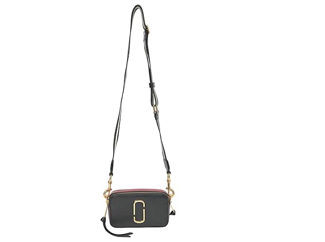 Borsa a spalla Snapshot di Marc Jacobs in pelle nera Nero