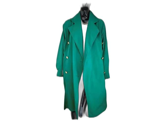 Yves Saint Laurent Impermeabile Verde chiaro