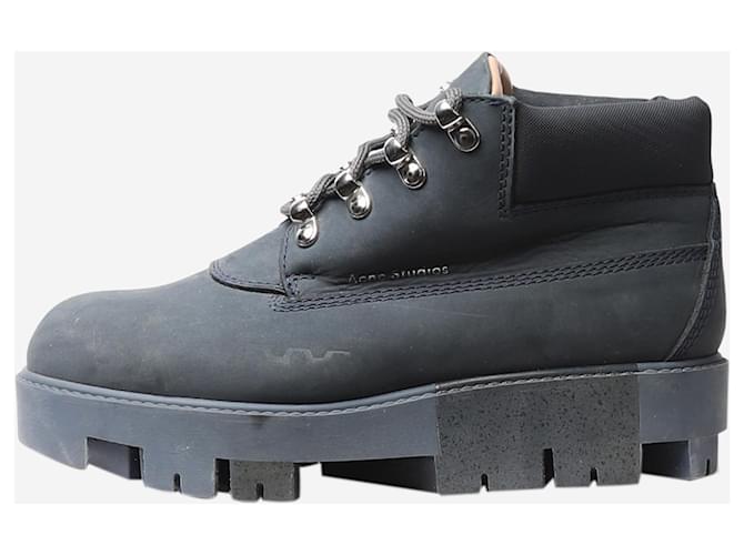 Acne Scarpe da trekking blu scuro - taglia EU 37