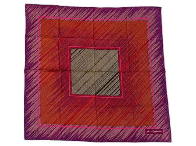 Pierre Balmain Foulard Balmain vintage anni '70 Multicolore