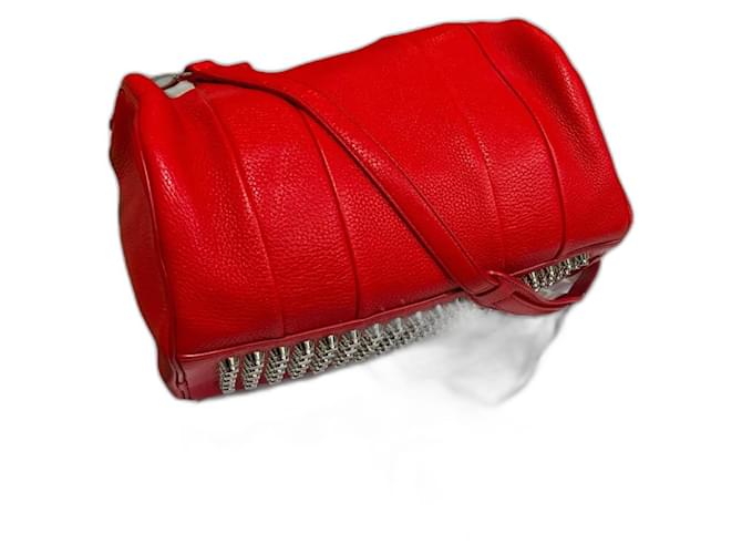 Borsa Rockie rossa Alexander Wang Rosso Silver hardware