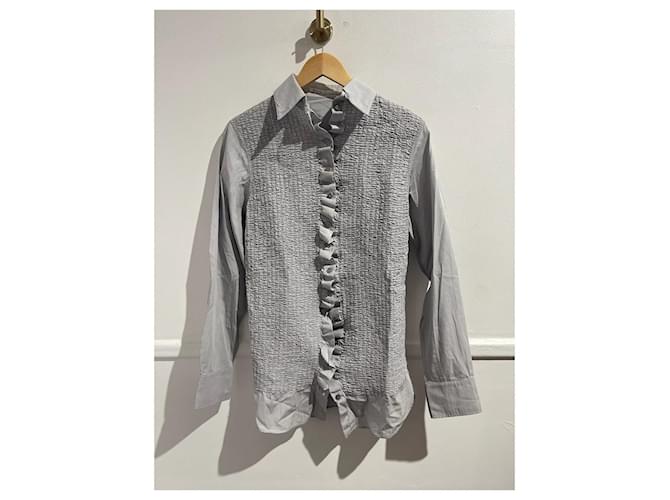 ACNE STUDIOS Top T.FR 34 Cotone Grigio