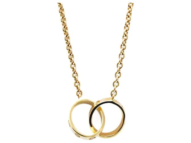 Collana Pendente Love Cartier in Oro Rosa D'oro