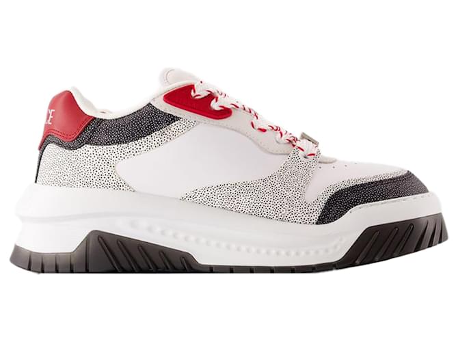 Sneakers Odissea - Versace - Pelle - Nero