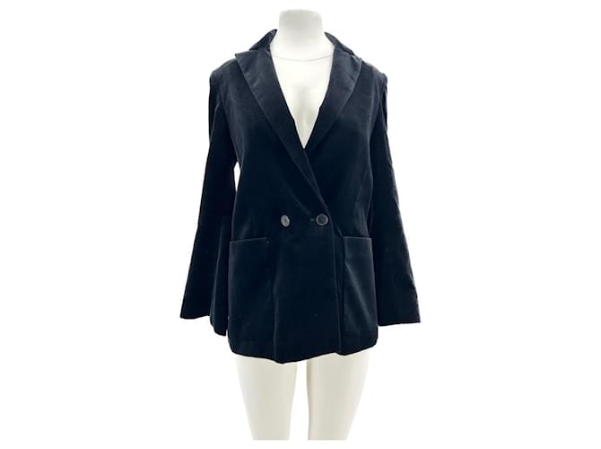 ZADIG & VOLTAIRE Giacche T.FR 38 Cotone Nero