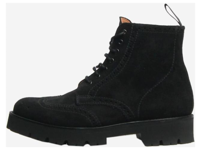 Autre Marque Stivaletti in suede nero - taglia EU 37,5