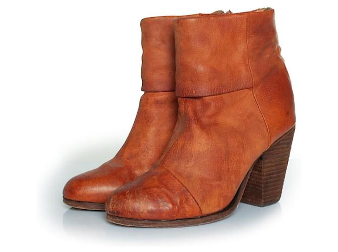 Rag & Bone, stivaletti con zip posteriore Newbury, NY Marrone