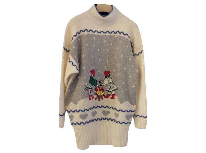 Jc De Castelbajac Maglieria Blu Crudo