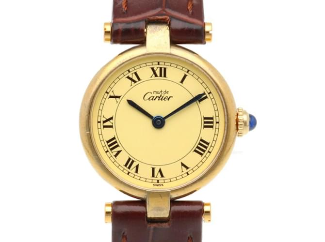 Orologio da polso femminile Cartier Must Vermeil Quartz