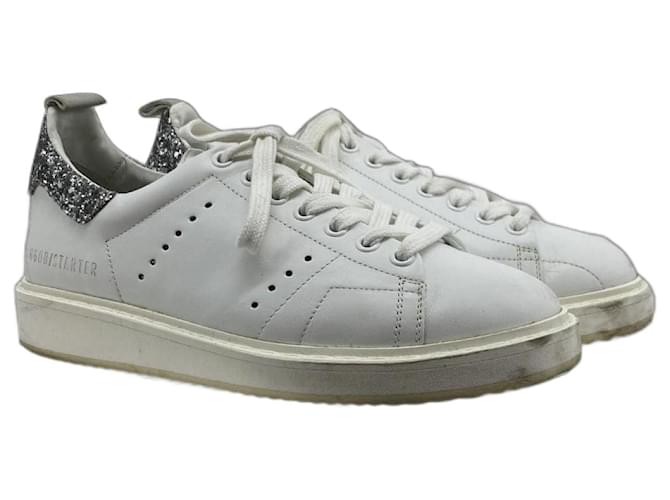 Golden Goose Deluxe Brand Avviatore Argento Bianco sporco