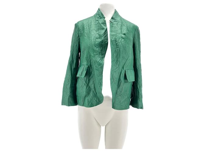 ZADIG & VOLTAIRE Giacche T.FR 38 Pelle Verde