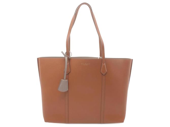 Borsa tote a tre scomparti Tory Burch Perry Marrone
