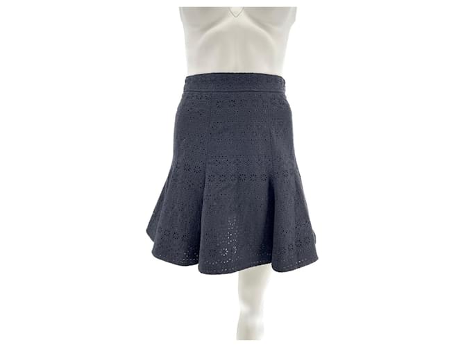 VANESSA BRUNO Gonne T.FR 36 Poliestere Nero