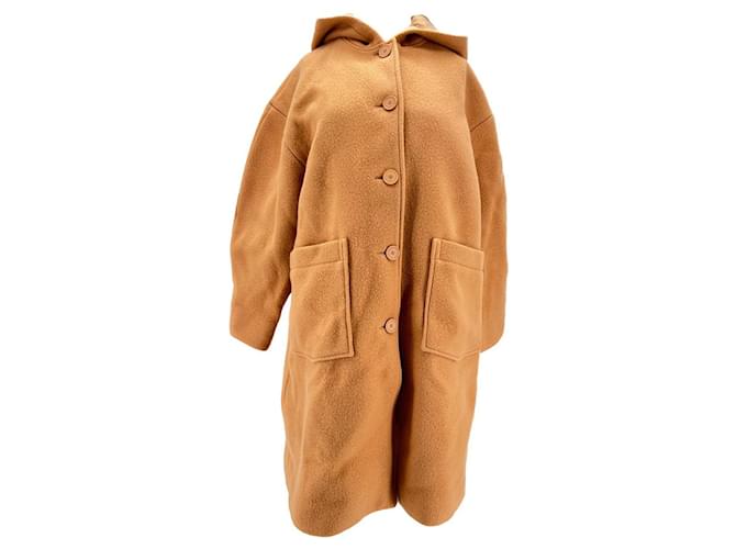 Cappotti American Vintage T.International S Lana Marrone