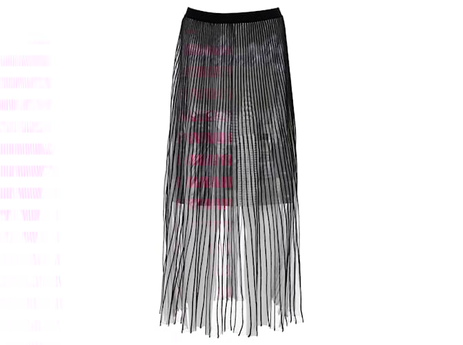 City Gonna midi plissettata Balenciaga a New York in poliestere rosa