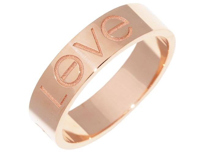 Anello LOVE Cartier K18PG Taglia 19.5