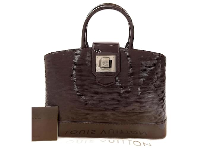 Borsa a mano Louis Vuitton Epi Electric Mirabeau PM M40454 Marrone
