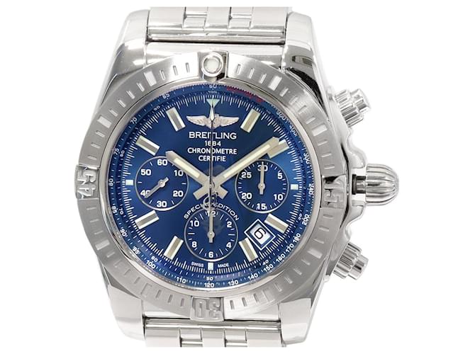 Orologio Chronomat Breitling con quadrante blu AB0115