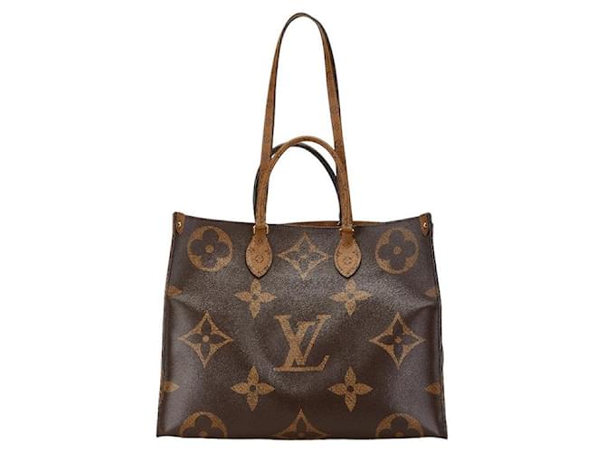 Borsa 2 in 2 Monogram OnTheGo di Louis Vuitton Marrone