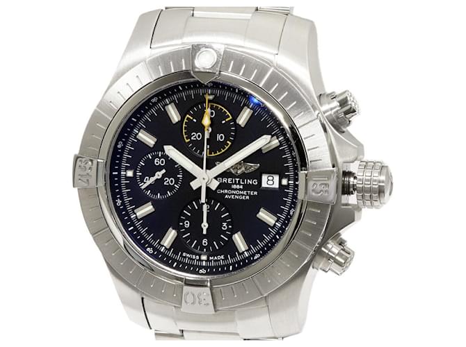 Orologio automatico Breitling Avenger A13317 Nero