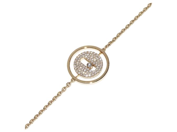 Bracciale Lucky Move 07541-YG in oro giallo 18K Messika D'oro