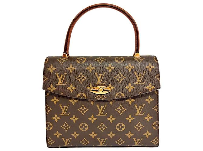 Borsa a mano Louis Vuitton Monogram Canvas Marzelve D'oro