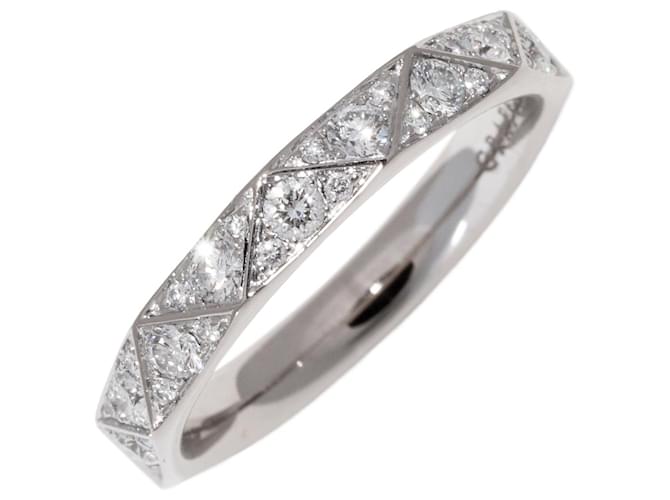 Autre Marque Anello di firma Graff K18WG RGR449 Bianco