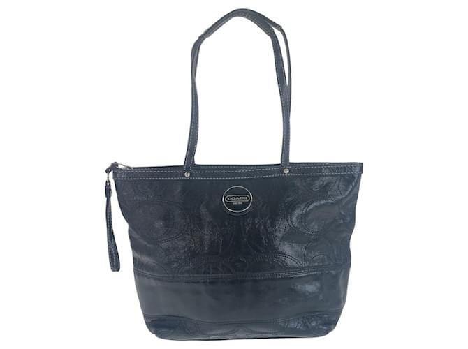 Borsa 2 in 1 in pelle firmata Big di Coach Nero