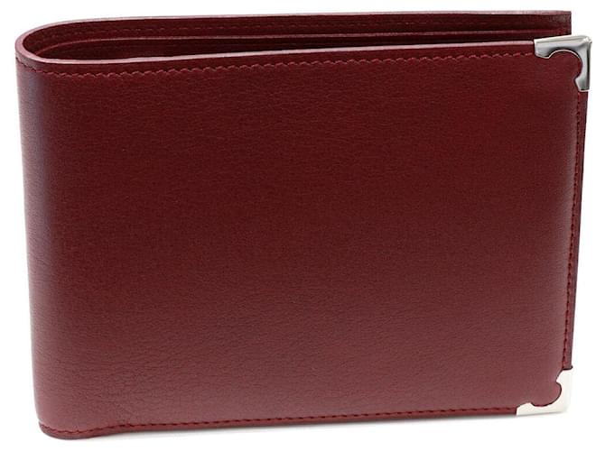 Portafoglio bi-fold Must Line in pelle di vitello Cartier L3000594 Marrone