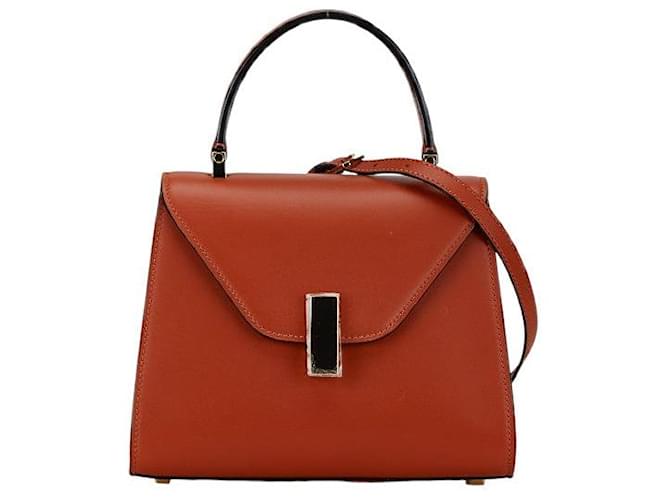Borsa in pelle Valextra Iside 2way Marrone