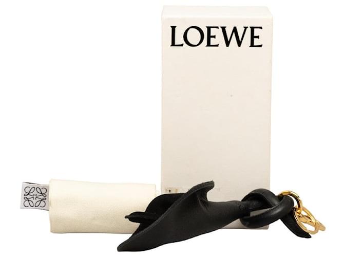 Portachiavi in pelle Loewe Nome Ufficiale Nero