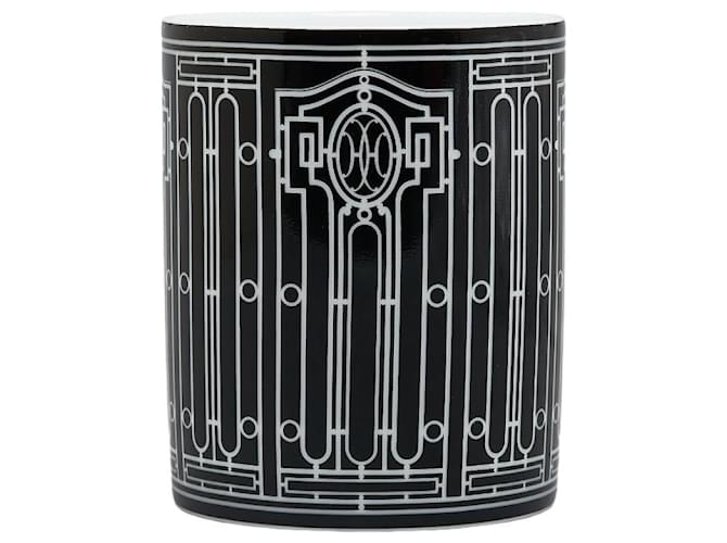 Tazza in porcellana H Deco di Hermès Nero