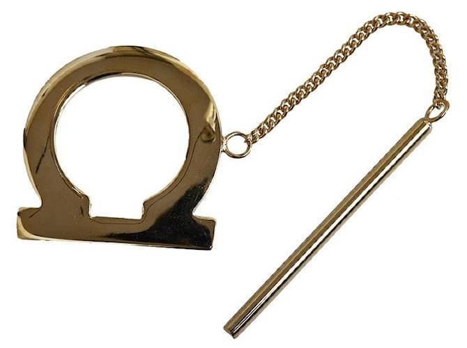 Portachiavi Gancini Salvatore Ferragamo D'oro