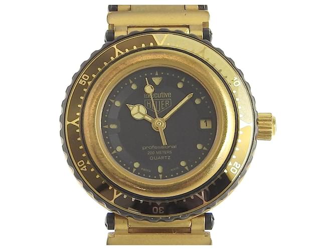 Orologio da Donna Quartz TAG Heuer Executive Antico Raro D'oro
