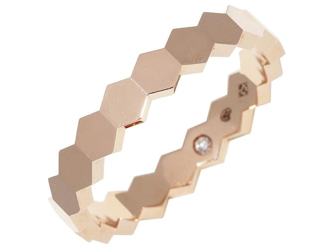Anello Honeycomb Bee My Love in oro rosa 18K Chaumet 083359 Taglia 19.5