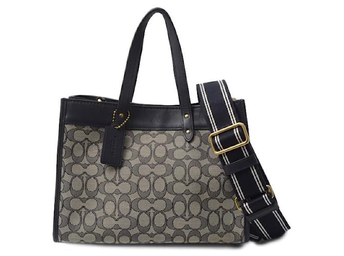 Borsa 2 vie Signature Coach C3282 Blu