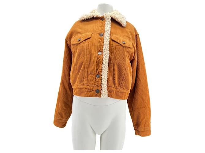 Giubbotti 7 For All Mankind T.International XS Cotone Arancione