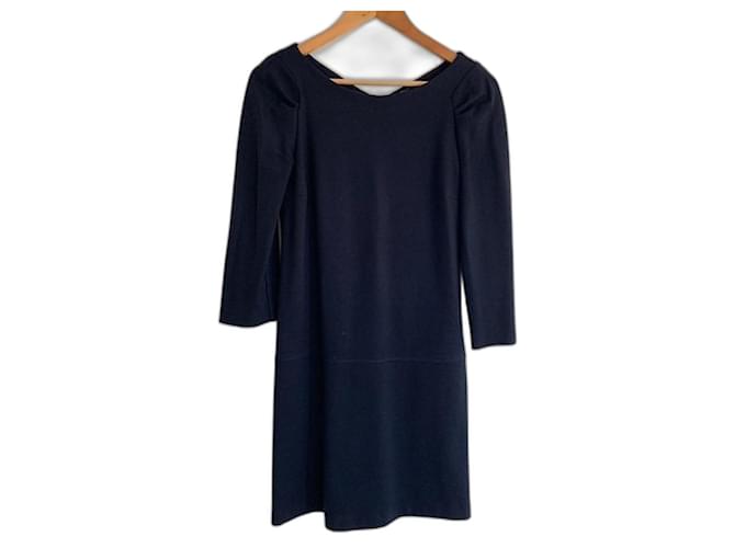 Abito in lana Cyrillus taglia 36 Blu navy