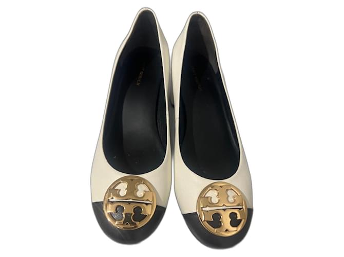 Tory Burch Tacchi Nero Bianco